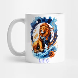 Zodiac sign Leo T-shirt Mug